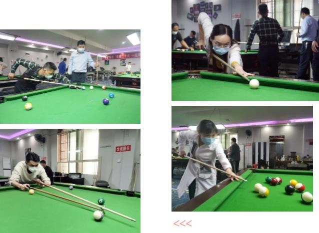 太阳成集团tyc举行“喜迎二十大、一起向未来”职工台球赛